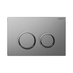 Kumanda Kapağı Sigma 20 - Çift Basmalı  Mat Krom 115.882.KN.1