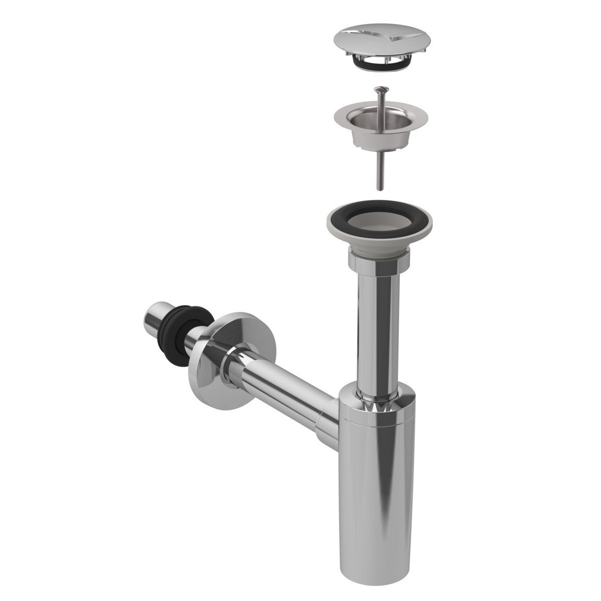 Lavabo Sifonu T Tipi Süzgeç+Süzgeç Kapağı 151.020.21.1