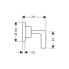 Citterio Ankastre Açma Kapama Valfi 39960000