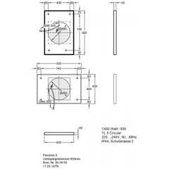 Preciosa II Aydınlatmalı Ayna 600x900x450 800860