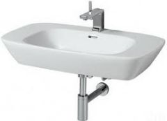 SILK/ Lavabo, Batarya ve Taşma Delikli 800x470mm -Beyaz 121680