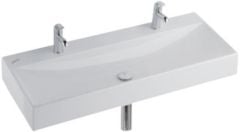 Xeno/ Lavabo, İki Bataraya Delikli, Taşma  Deliksiz 1200x475 mm Beyaz-126225