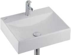 Xeno/Lavabo, Batarya Delikli,  Taşma Kanal Deliksiz 600x475mm Beyaz-126560