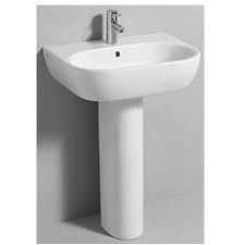 4U/ Lavabo, Batarya ve Taşma Delikli 600x475 mm Beyaz-223460