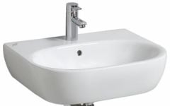 4U/ Lavabo, Batarya ve Taşma Delikli 600x475 mm Beyaz-223460