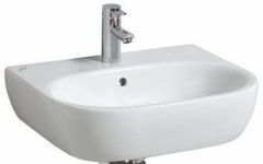 4U/ Lavabo, Batarya ve Taşma Delikli 650x475 mm Beyaz-223465