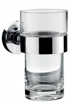 Eposa Diş Fırçalık Kristal Bardak / Krom
