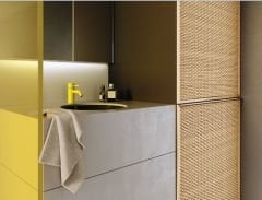 Meta Tek Delikli Lavabo Bataryası, Sarı 33525660-59