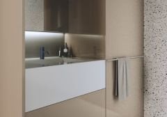 Meta Tek Delikli Lavabo Bataryası, Gri Mavi 33525660-61