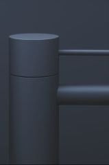 Meta Tek Delikli Lavabo Bataryası, Gri Mavi 33525660-61