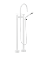 Dornbracht Tara Küvet Armatürü Serbest Montaj İçin El Duşu Garnitürlü  Mat Beyaz- 25943892-10