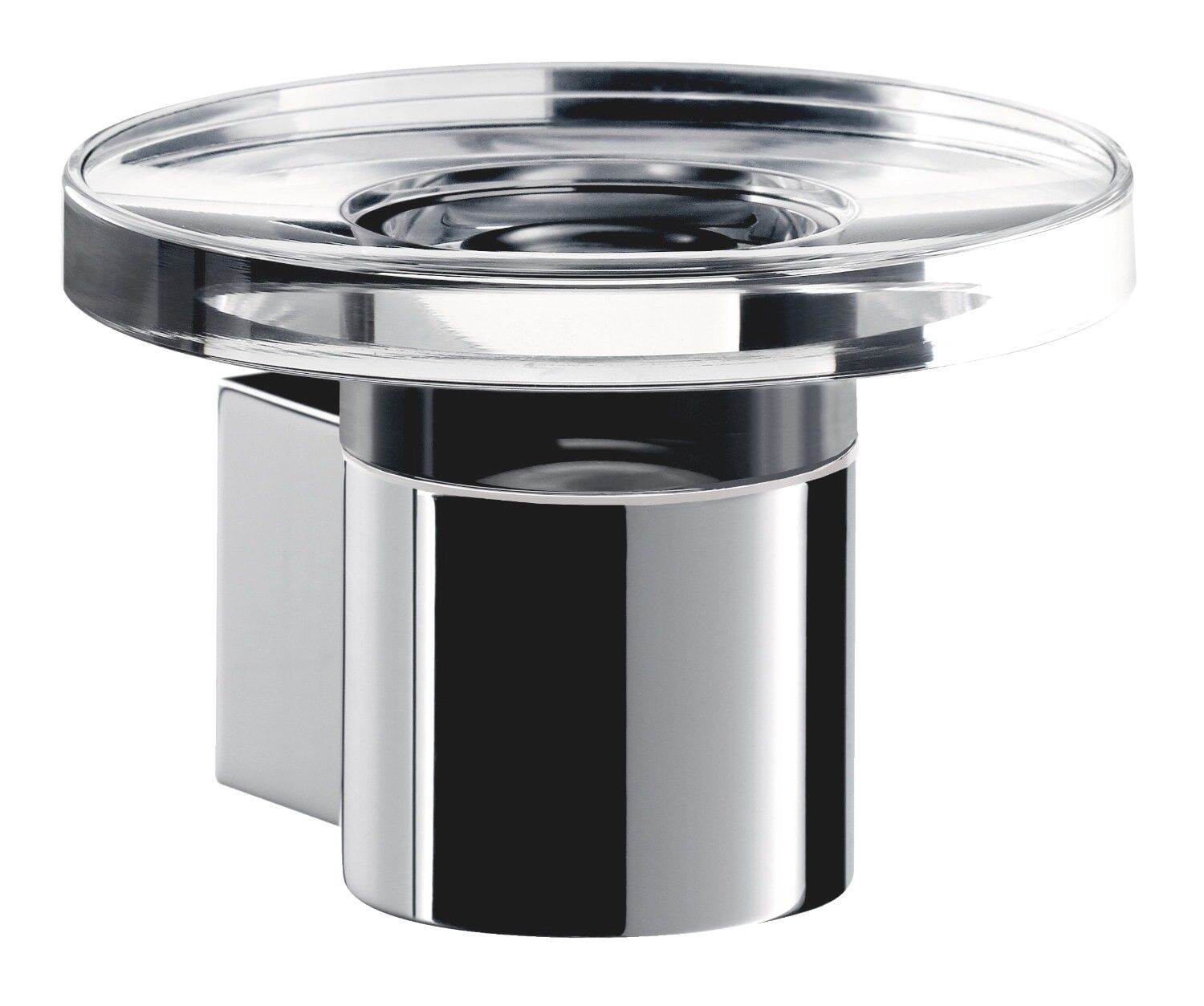 Emco Sistem 2 Kristal Cam Duvara Monte Sabunluk ( Krom) 353000100