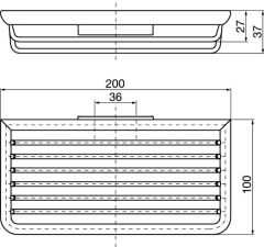 Emco Sistem 2  Duvara Monte Süngerlik ( Krom) 354500103