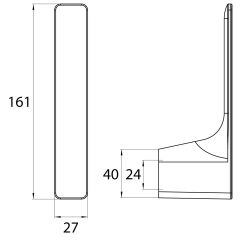 Emco Liaison Yedek Tuvalet Kağıtlık – Soldan ( Krom ) 170500101