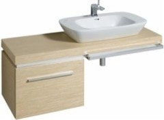 Silk Meşe Banyo Mobilyası(Dolap+Lavabo) 816241 + 816060 + 121680